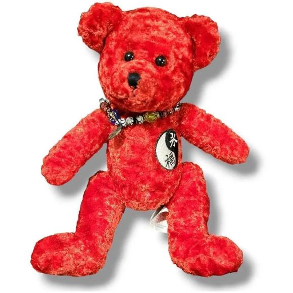 Fiesta red Fiesta Foo Forever Yin Yang Plush 6.5" l Bear - Picture 1 of 6